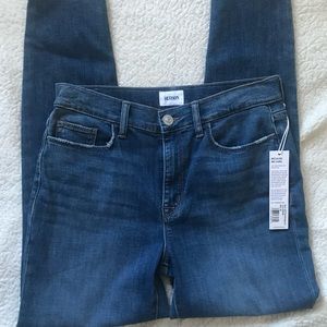 NWT Hudson High Rise Blair Ankle Super Skinny Blue Jeans Sz 29 Women’s Stretch